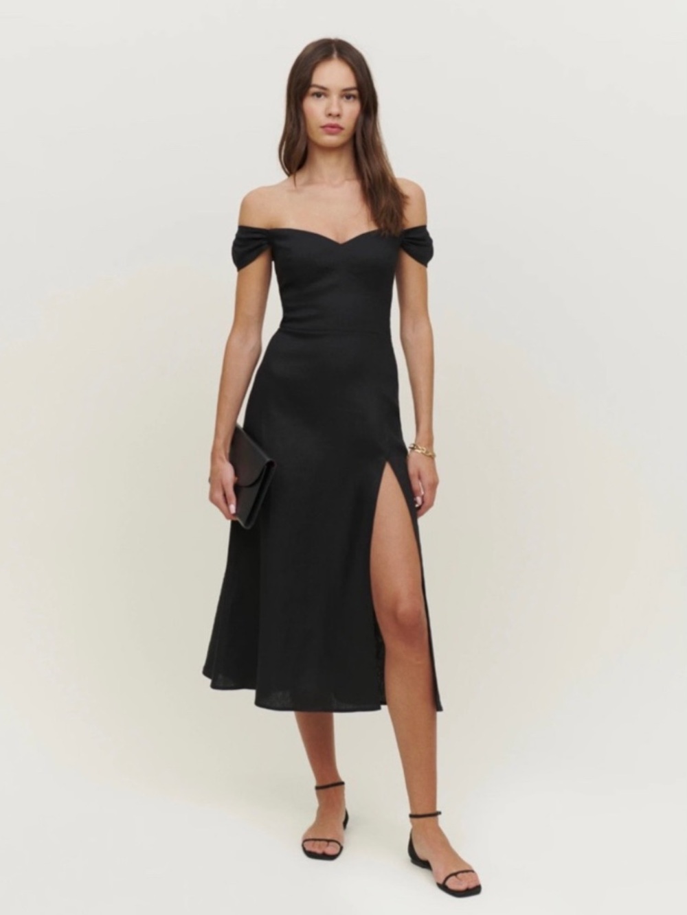 NWT Reformation Bridgton Linen Dress Size 8